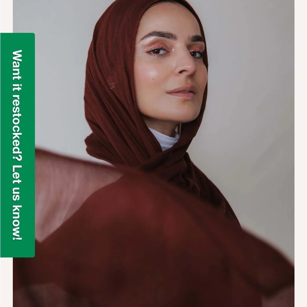 Elegant Brown Hijab